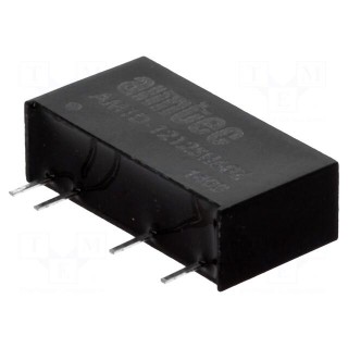 Converter: DC/DC | 1W | Uin: 10.8÷13.2V | 12VDC | Iout: 83mA | SIP7 | 2.3g