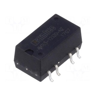 Converter: DC/DC | 1W | Uin: 10.8÷13.2V | Uout: 12VDC | Uout2: -12VDC