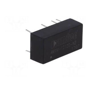 Converter: DC/DC | 1W | Uin: 10.8÷13.2V | Uout: 12VDC | Uout2: -12VDC