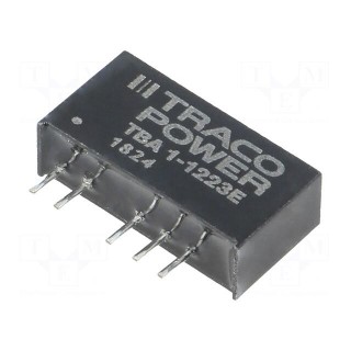 Converter: DC/DC | 1W | Uin: 10.8÷13.2V | Uout: 15VDC | Uout2: -15VDC