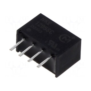 Converter: DC/DC | 1W | Uin: 10.8÷13.2V | Uout: 5VDC | Iout: 200mA | SIP
