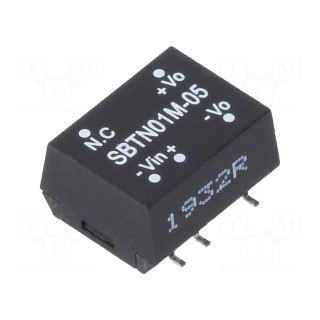 Converter: DC/DC | 1W | Uin: 10.8÷13.2V | Uout: 5VDC | Iout: 20÷200mA