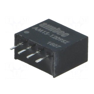Converter: DC/DC | 1W | Uin: 10.8÷13.2V | Uout: 9VDC | Iout: 110mA | SIP4