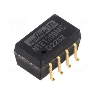 Converter: DC/DC | 1W | Uin: 10.8÷13.2V | Uout: 9VDC | Iout: 111mA | SMD