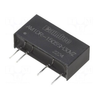 Converter: DC/DC | 1W | Uin: 14.25÷15.75V | Uout: 5VDC | Iout: 200mA