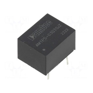 Converter: DC/DC | 1W | Uin: 2.97÷3.63V | Uout: 3.3VDC | Iout: 303mA