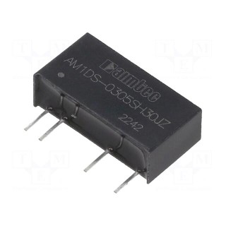 Converter: DC/DC | 1W | Uin: 2.97÷3.63V | Uout: 5VDC | Iout: 200mA | SIP7