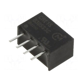 Converter: DC/DC | 1W | Uin: 2.97÷3.63V | Uout: 5VDC | Iout: 200mA | SIP