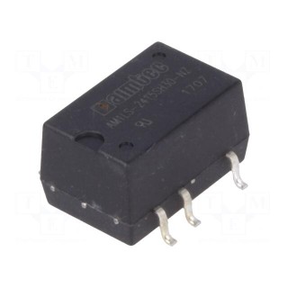 Converter: DC/DC | 1W | Uin: 21.6÷26.4V | 15VDC | Iout: 84mA | SMD | 1.5g