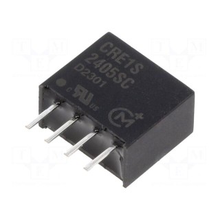 Converter: DC/DC | 1W | Uin: 21.6÷26.4V | Uout: 5VDC | Iout: 200mA | SIP4