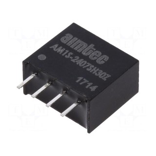Converter: DC/DC | 1W | Uin: 21.6÷26.4V | Uout: 7.2VDC | Iout: 139mA