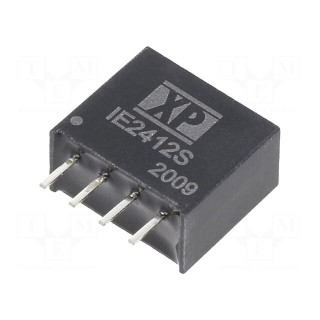 Converter: DC/DC | 1W | Uin: 24V | Uout: 12VDC | Iout: 84mA | SIP | 150kHz