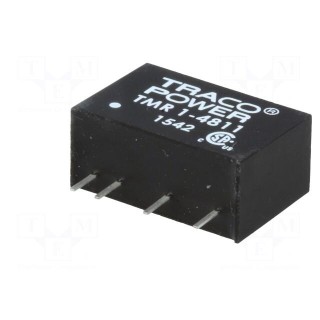 Converter: DC/DC | 1W | Uin: 36÷75V | Uout: 5VDC | Iout: 200mA | 220kHz