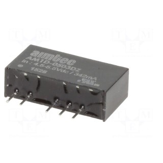 Converter: DC/DC | 1W | Uin: 4.5÷5.5V | Uout: 3.3VDC | Iout: 300mA | SIP7
