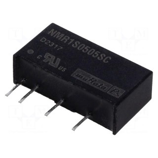 Converter: DC/DC | 1W | Uin: 4.5÷5.5V | Uout: 5VDC | Iout: 200mA | SIP