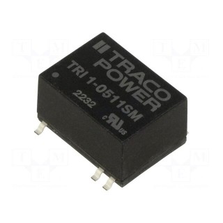 Converter: DC/DC | 1W | Uin: 4.5÷5.5V | Uout: 5VDC | Iout: 200mA | SMD14