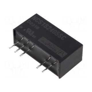 Converter: DC/DC | 1W | Uin: 9÷36V | Uout: 5VDC | Iout: 200mA | SIP | THT