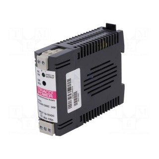 Converter: DC/DC | 24W | Uin: 18÷75V | 24VDC | Iout: 1A | 27x100x75mm