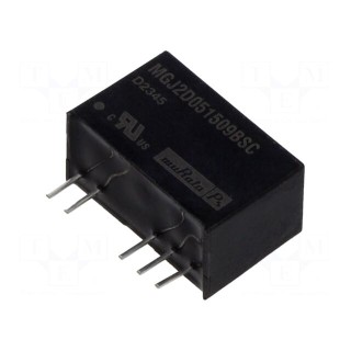 Converter: DC/DC | 2W | Uin: 5V | Uout: 15VDC | Uout2: -8.7VDC | Iout: 80mA