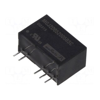 Converter: DC/DC | 2W | Uin: 5V | Uout: 20VDC | Uout2: -5VDC | Iout: 80mA