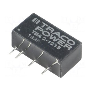 Converter: DC/DC | 2W | Uin: 10.8÷13.2V | Uout: 15VDC | Iout: 130mA | SIP7