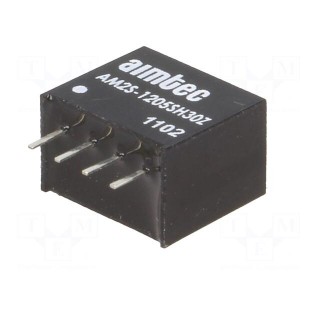 Converter: DC/DC | 2W | Uin: 10.8÷13.2V | 5VDC | Iout: 400mA | SIP4 | 1.8g