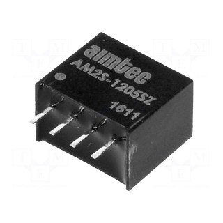 Converter: DC/DC | 2W | Uin: 10.8÷13.2V | 5VDC | Iout: 400mA | SIP4 | 1.8g