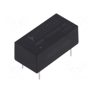 Converter: DC/DC | 2W | Uin: 13.5÷16.5V | Uout: 15VDC | Uout2: -15VDC