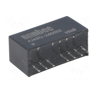 Converter: DC/DC | 2W | Uin: 18÷36V | Uout: 5VDC | Iout: 400mA | SIP8