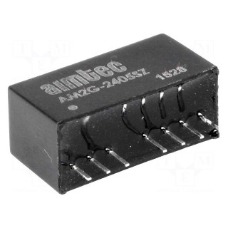 Converter: DC/DC | 2W | Uin: 18÷36V | Uout: 5VDC | Iout: 400mA | SIP8