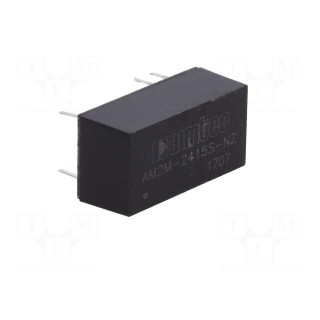 Converter: DC/DC | 2W | Uin: 21.6÷26.4V | Uout: 15VDC | Iout: 133mA