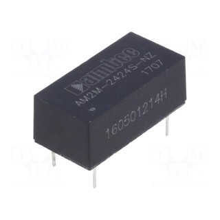 Converter: DC/DC | 2W | Uin: 21.6÷26.4V | 24VDC | Iout: 83mA | DIP14 | 2.8g