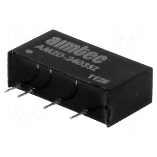 Converter: DC/DC | 2W | Uin: 21.6÷26.4V | Uout: 3.3VDC | Iout: 400mA