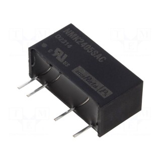 Converter: DC/DC | 2W | Uin: 21.6÷26.4V | Uout: 5VDC | Iout: 400mA | SIP