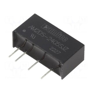 Converter: DC/DC | 2W | Uin: 21.6÷26.4V | Uout: 5VDC | Iout: 400mA | SIP7