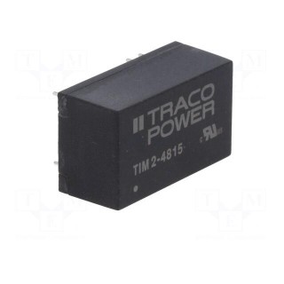Converter: DC/DC | 2W | Uin: 36÷75V | 24VDC | Iout: 83mA | DIP16 | 7g | OUT: 1