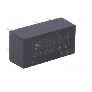 Converter: DC/DC | 2W | Uin: 4.5÷5.5V | Uout: 12VDC | Iout: 167mA | DIP14