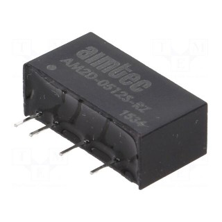 Converter: DC/DC | 2W | Uin: 4.5÷5.5V | Uout: 12VDC | Iout: 167mA | SIP7