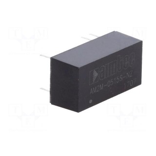 Converter: DC/DC | 2W | Uin: 4.5÷5.5V | 15VDC | Iout: 133mA | DIP14 | 2.8g