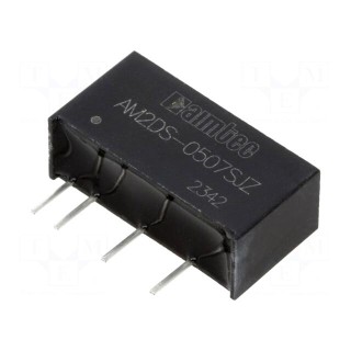 Converter: DC/DC | 2W | Uin: 4.5÷5.5V | Uout: 7.2VDC | Iout: 278mA | SIP7