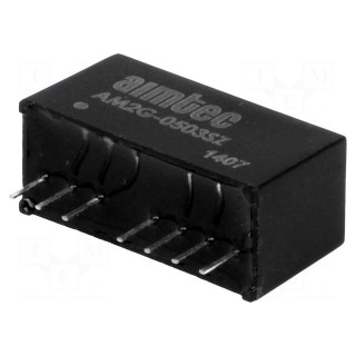 Converter: DC/DC | 2W | Uin: 4.5÷9V | Uout: 3.3VDC | Iout: 500mA | SIP8