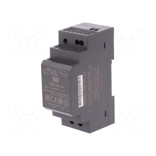 Power supply: DC/DC | 30W | 24VDC | 1.25A | 18÷75VDC | Mounting: DIN