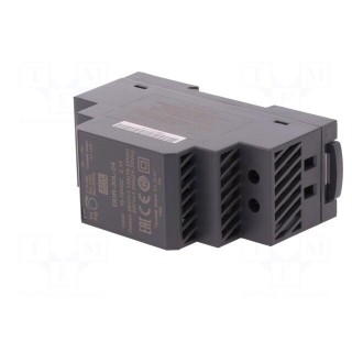 Power supply: DC/DC | 30W | 24VDC | 1.25A | 18÷75VDC | Mounting: DIN
