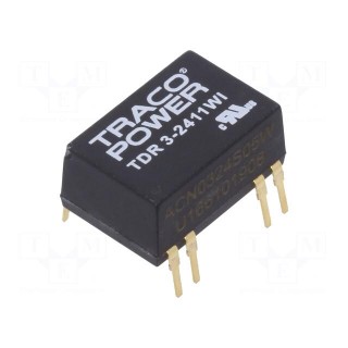 Converter: DC/DC | 3W | Uin: 9÷36V | Uout: 5VDC | Iout: 600mA | 100kHz