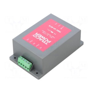 Converter: DC/DC | 60W | Uin: 18÷75V | Uout: 48VDC | Iout: 1250mA | 210kHz