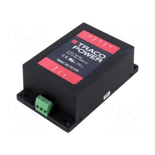 Converter: DC/DC | 60W | Uin: 80÷160V | Uout: 12VDC | Iout: 5000mA | OUT: 1