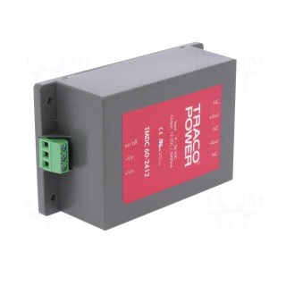 Converter: DC/DC | 60W | Uin: 9÷36V | Uout: 12VDC | Iout: 5000mA | 300g