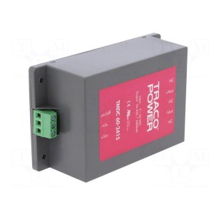 Converter: DC/DC | 60W | Uin: 9÷36V | Uout: 24VDC | Iout: 2500mA | 300g