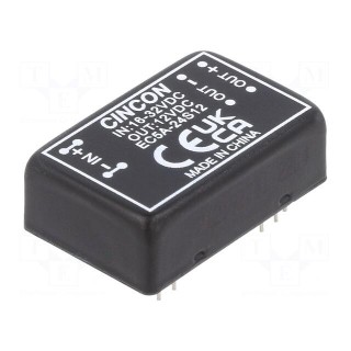 Converter: DC/DC | 6/24W | Uin: 16÷32V | Uout: 12VDC | Iout: 1600mA | THT