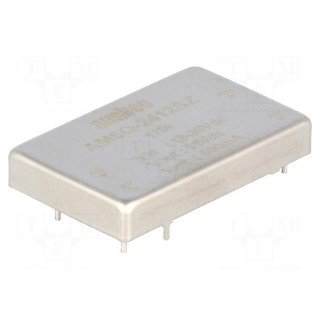 Converter: DC/DC | 6W | Uin: 18÷36V | 12VDC | Iout: 500mA | 1,7"x1,1"